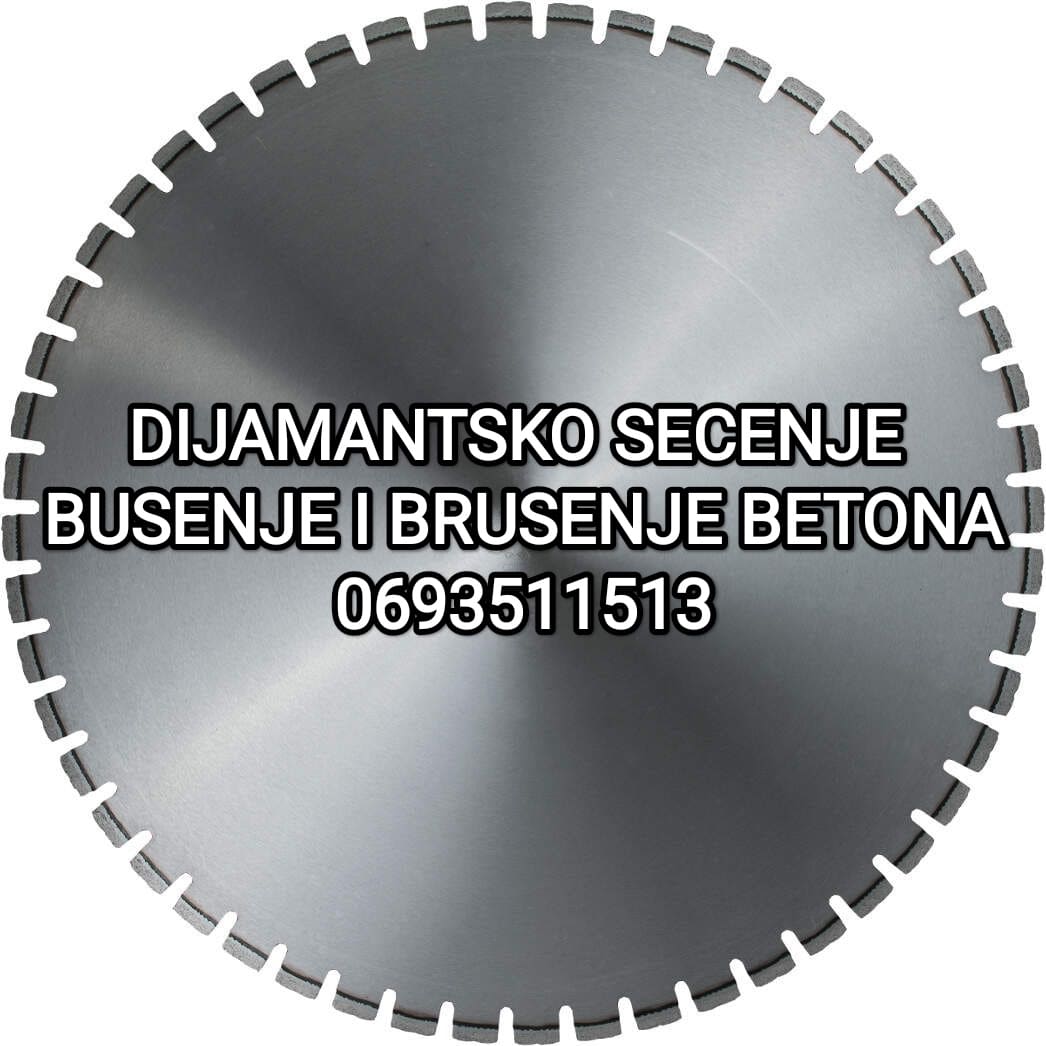 Secenje, busenje i brusenje betona