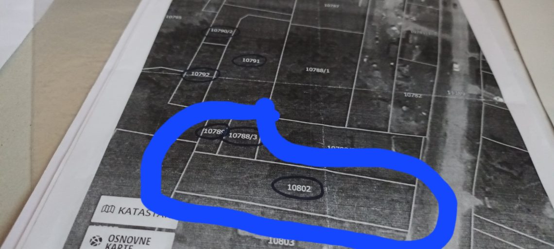 Plac u Bogatiću na prodaju