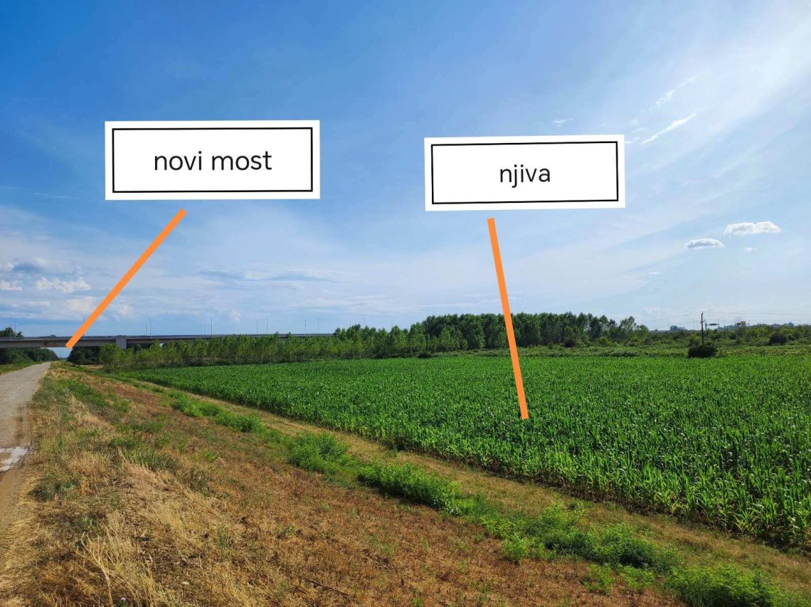 Plac 2.7ha i šuma 0.35ha na Savi, Šabac