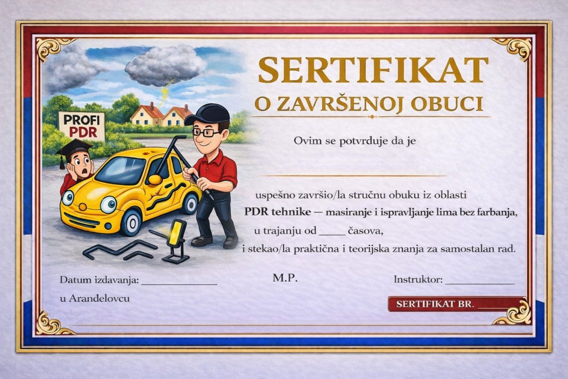 PDR OBUKA + ALAT 20 godina iskustva