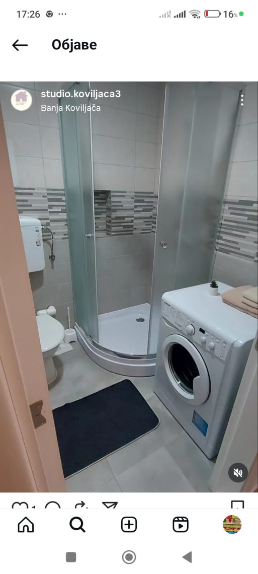 Garsonjera u Banji Koviljaci na izdavanje