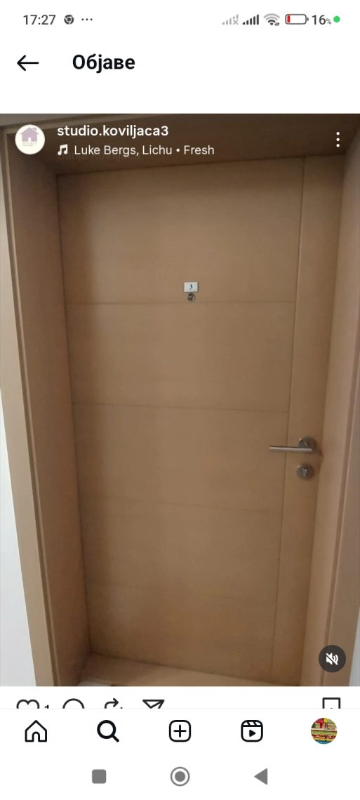 Garsonjera u Banji Koviljaci na izdavanje