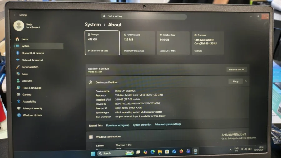 Dell laptop PRODAJEM – slika 3